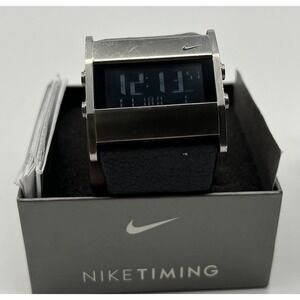 Nike Oregon Series Mens Stainless Steel Digital Chrono Watch WA0038-001~READ DES